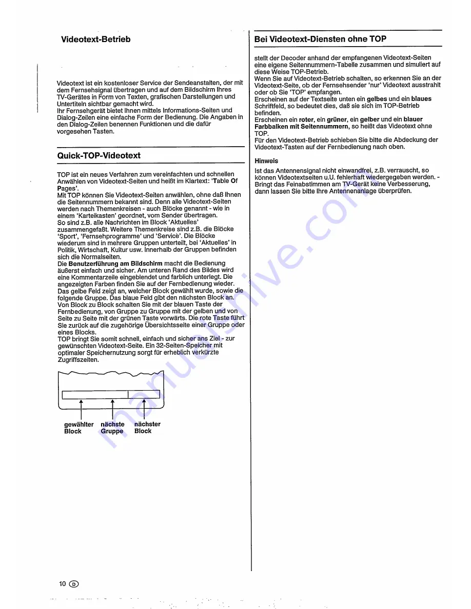 Philips matchline 37DC2090 Operating Instructions Manual Download Page 14