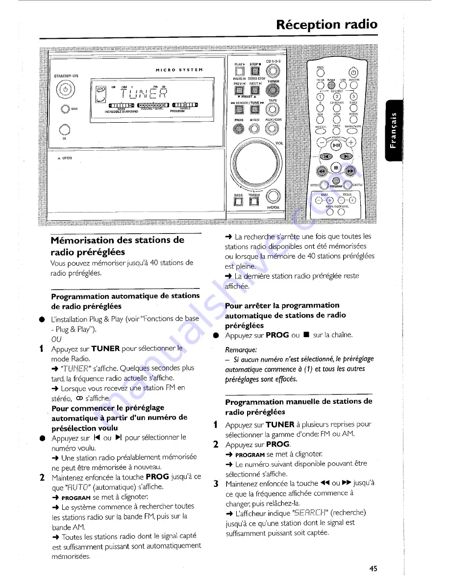 Philips MC 50 Скачать руководство пользователя страница 45