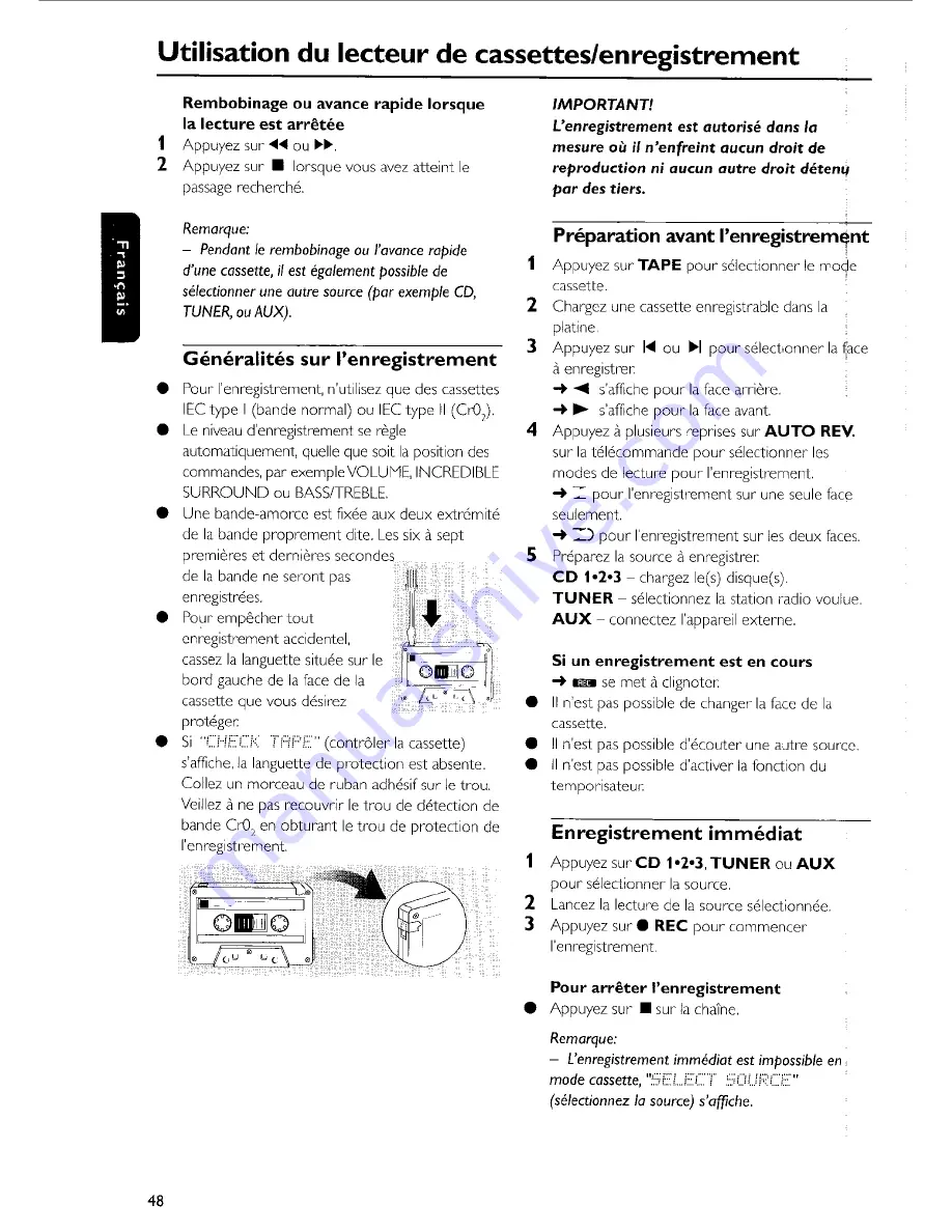 Philips MC 50 Скачать руководство пользователя страница 48