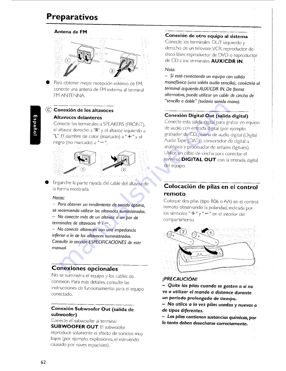 Philips MC 50 Скачать руководство пользователя страница 62