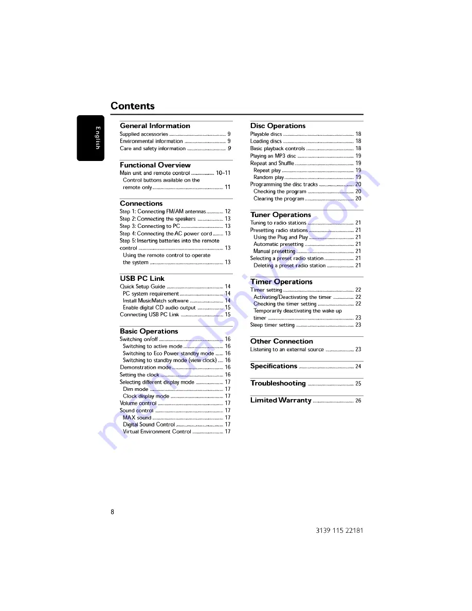 Philips MC-M570 Manual Download Page 8