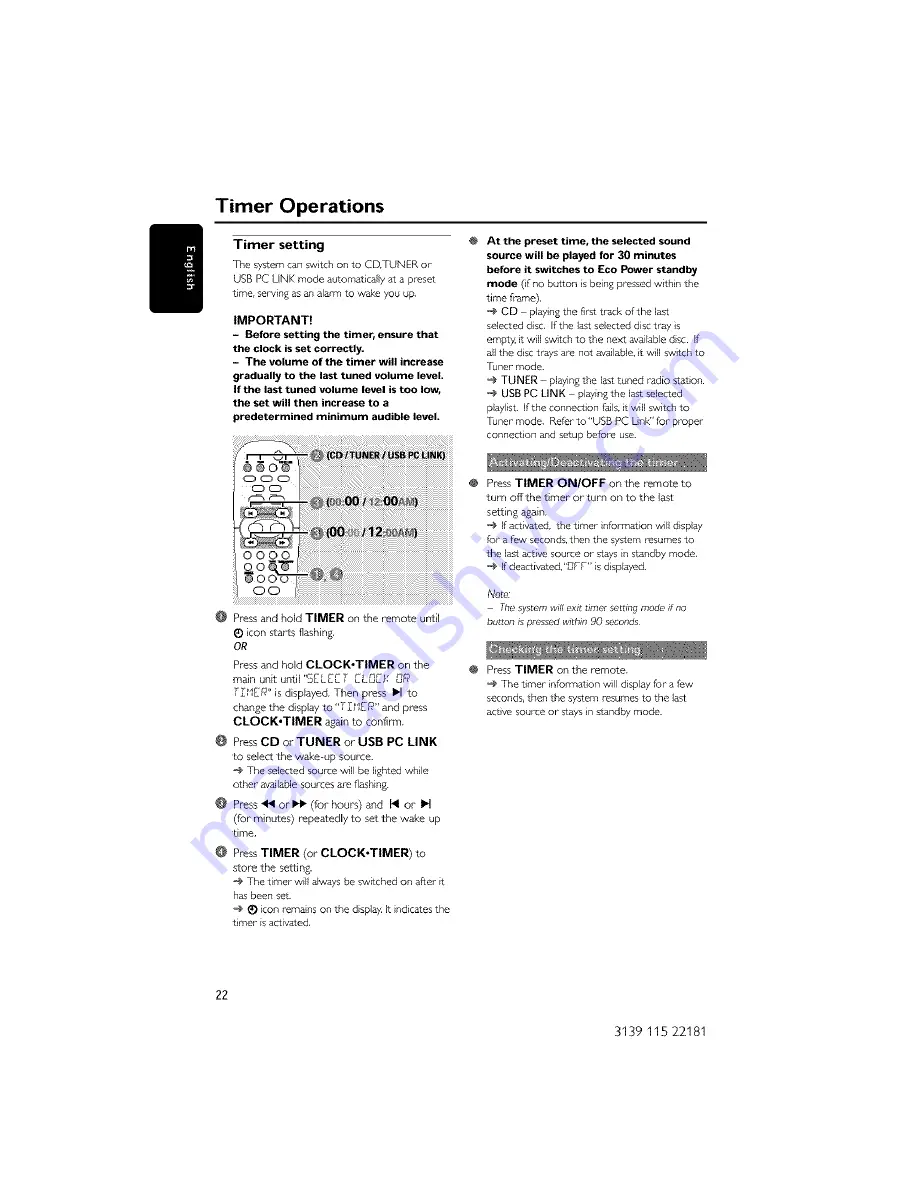 Philips MC-M570 Manual Download Page 22