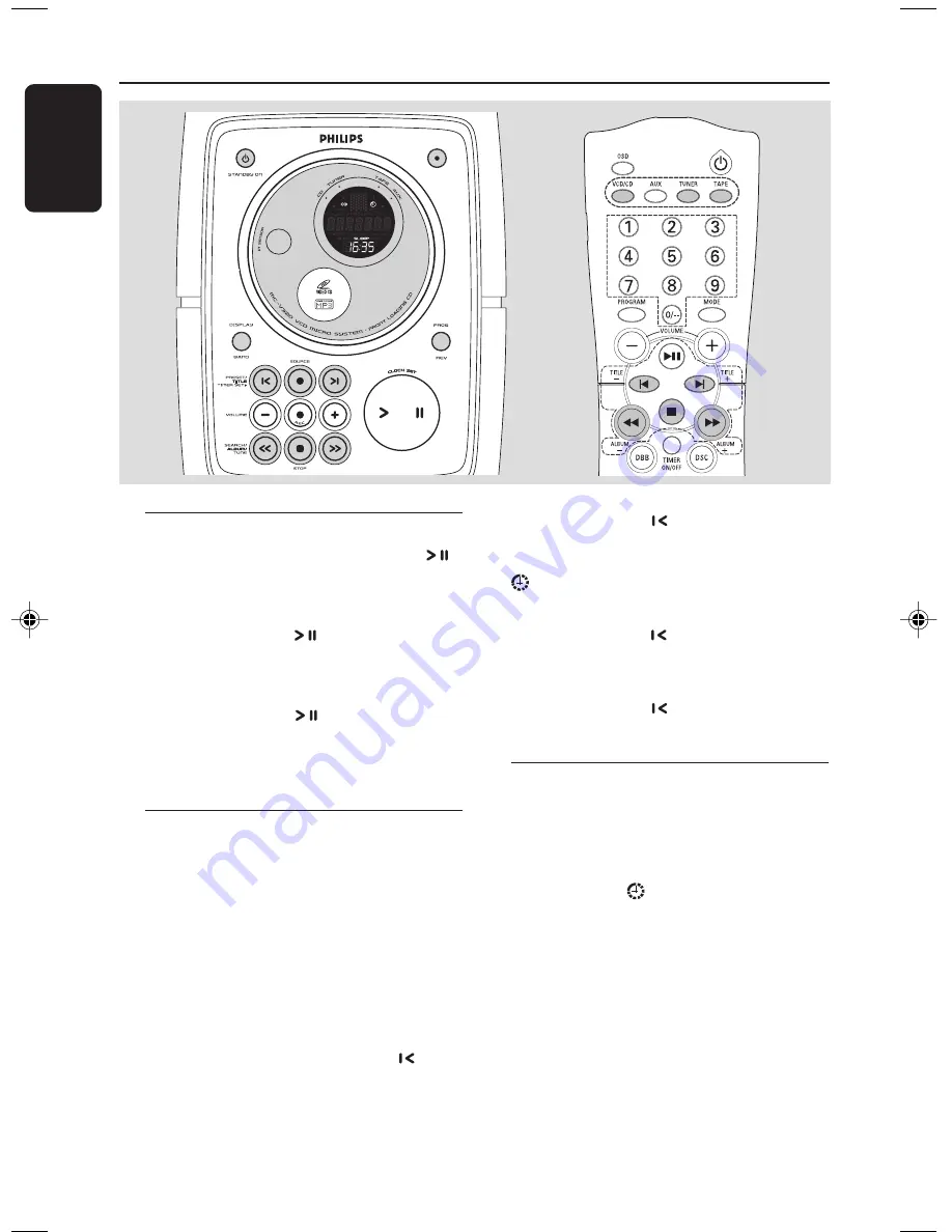 Philips MC-V320 Скачать руководство пользователя страница 24