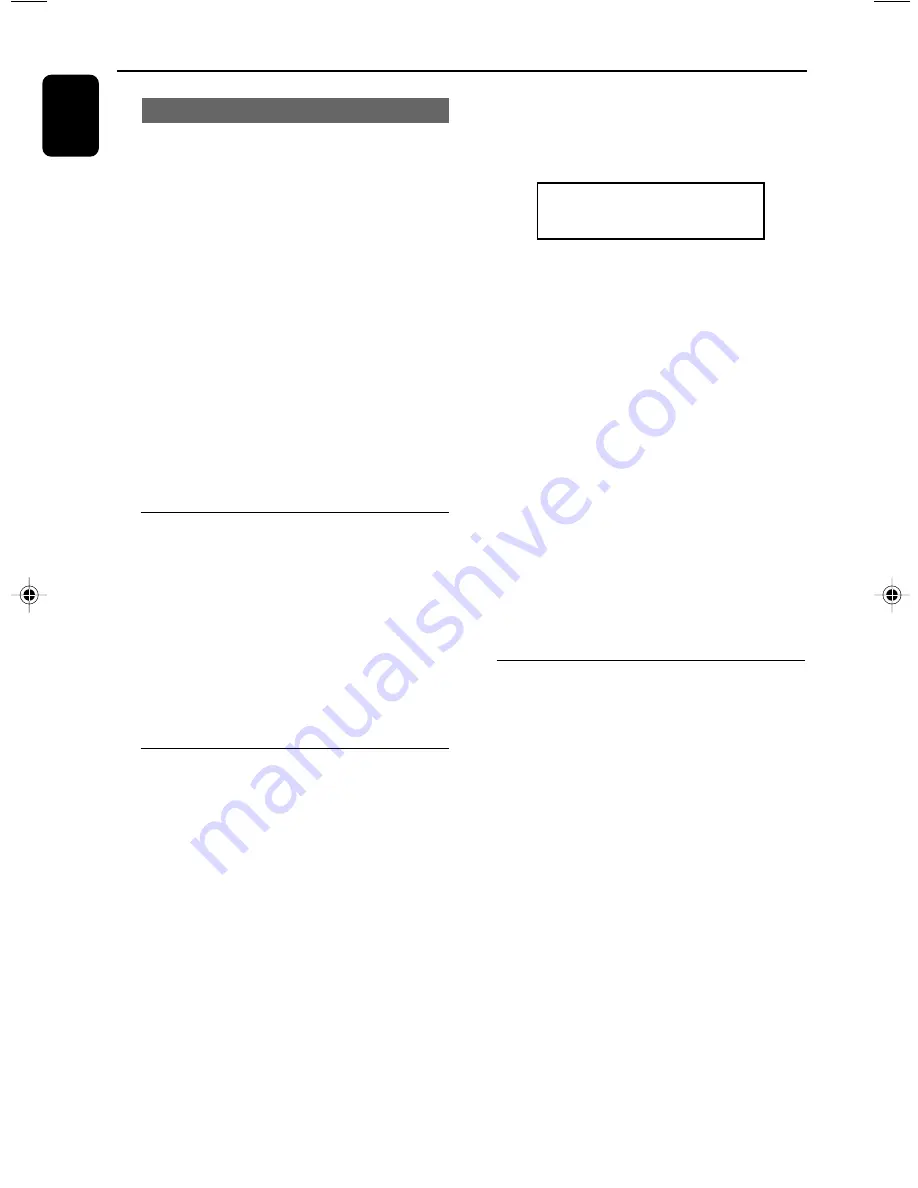 Philips MCB279 User Manual Download Page 20