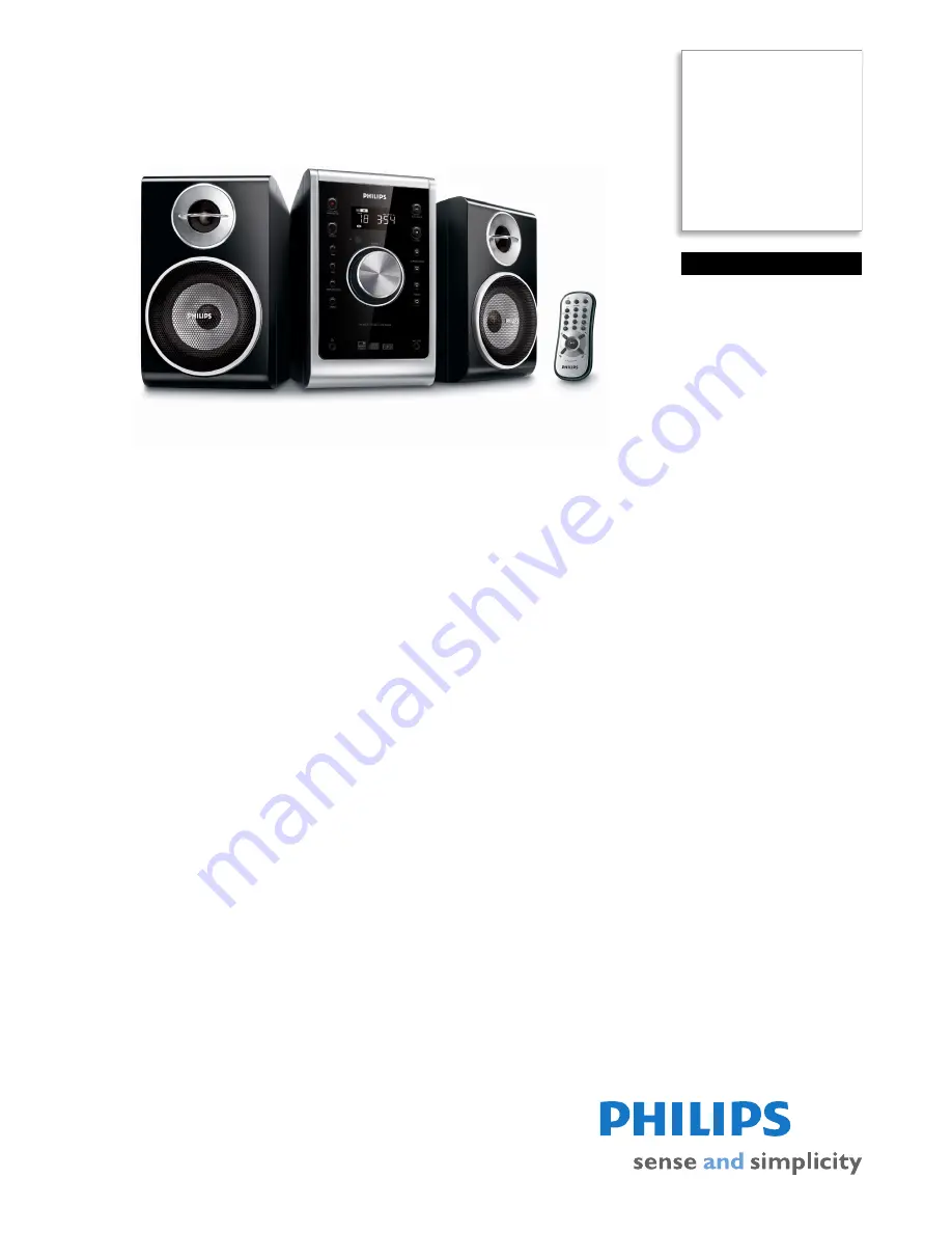 Philips MCM285/55 Specifications Download Page 1