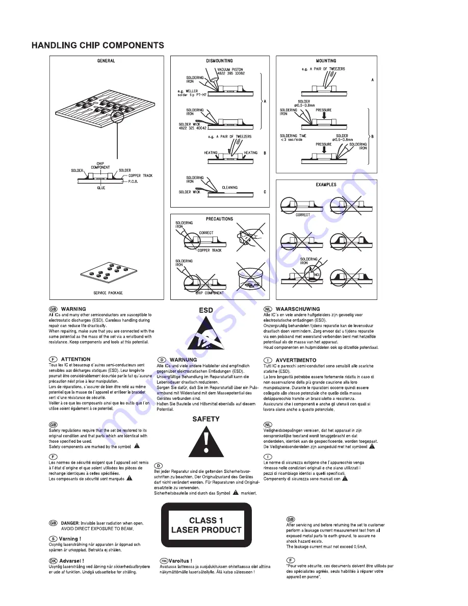 Philips MCM704D Service Manual Download Page 2