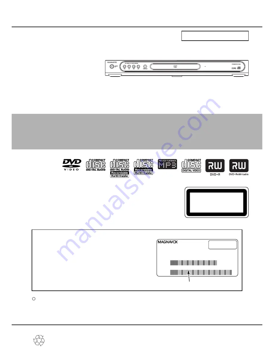 Philips MDV456/17 Service Manual Download Page 1