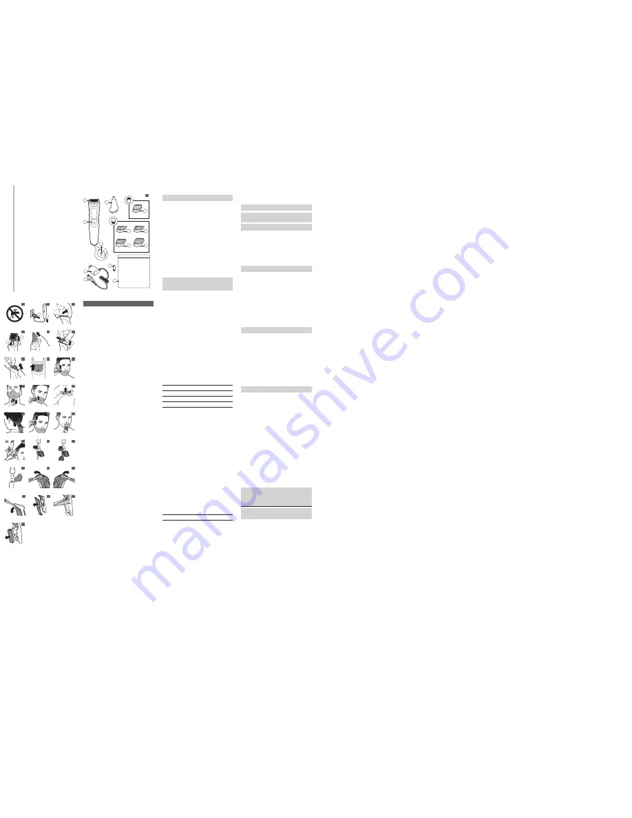 Philips MG3720/15 Instructions Download Page 2