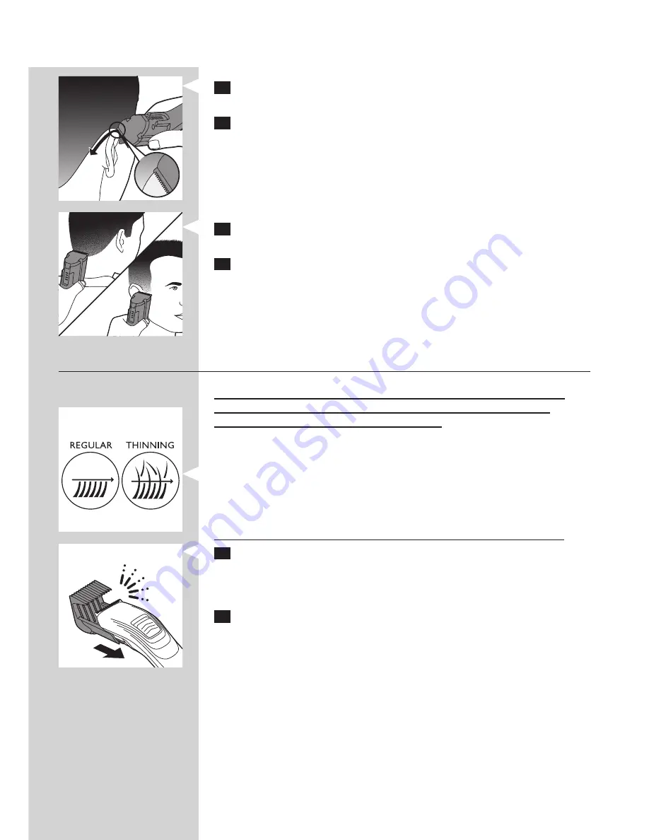 Philips Norelco QC5130 User Manual Download Page 10