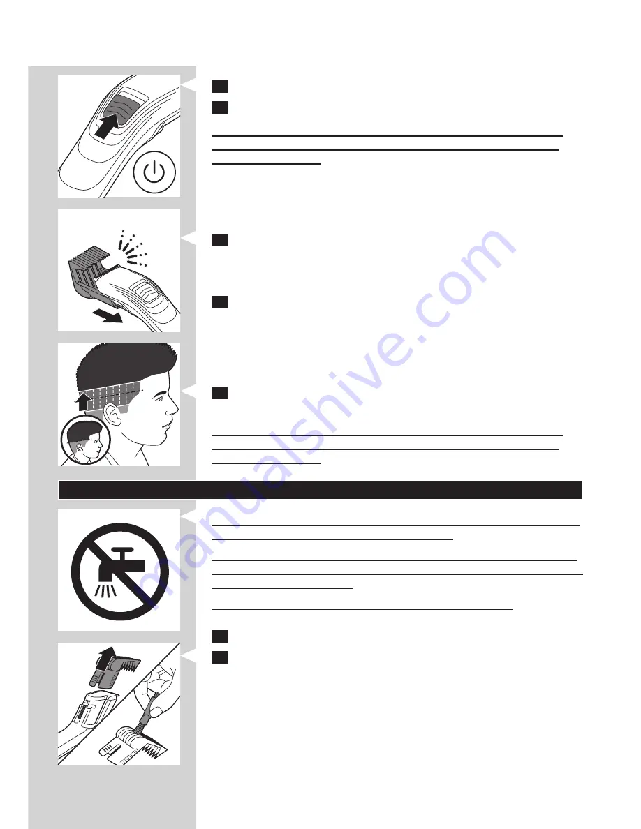 Philips Norelco QC5130 User Manual Download Page 20