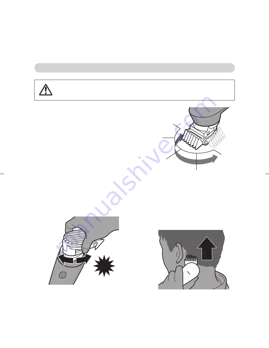 Philips Norelco QC5510 Instruction Manual Download Page 12