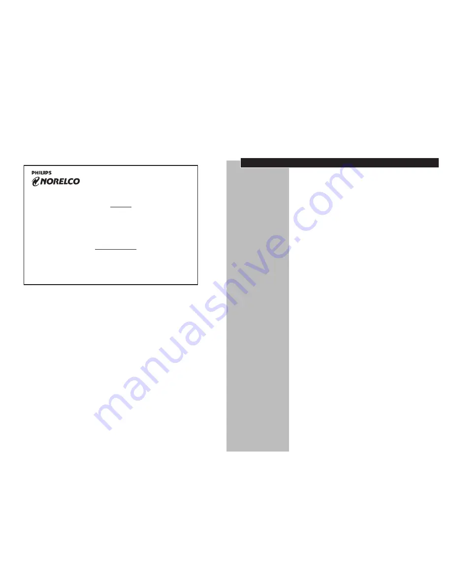 Philips Norelco S5370CC Manual Download Page 4