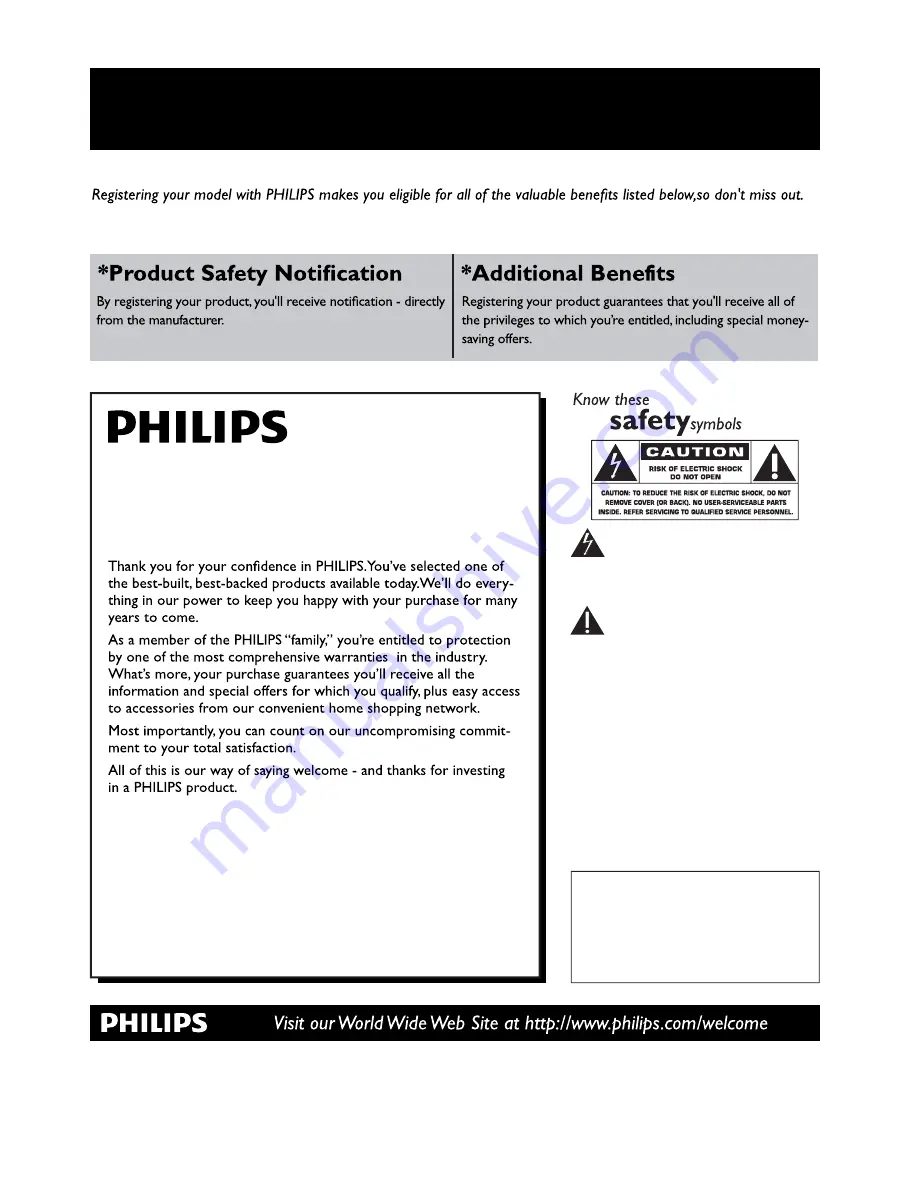 Philips ORD2105 User Manual Download Page 4