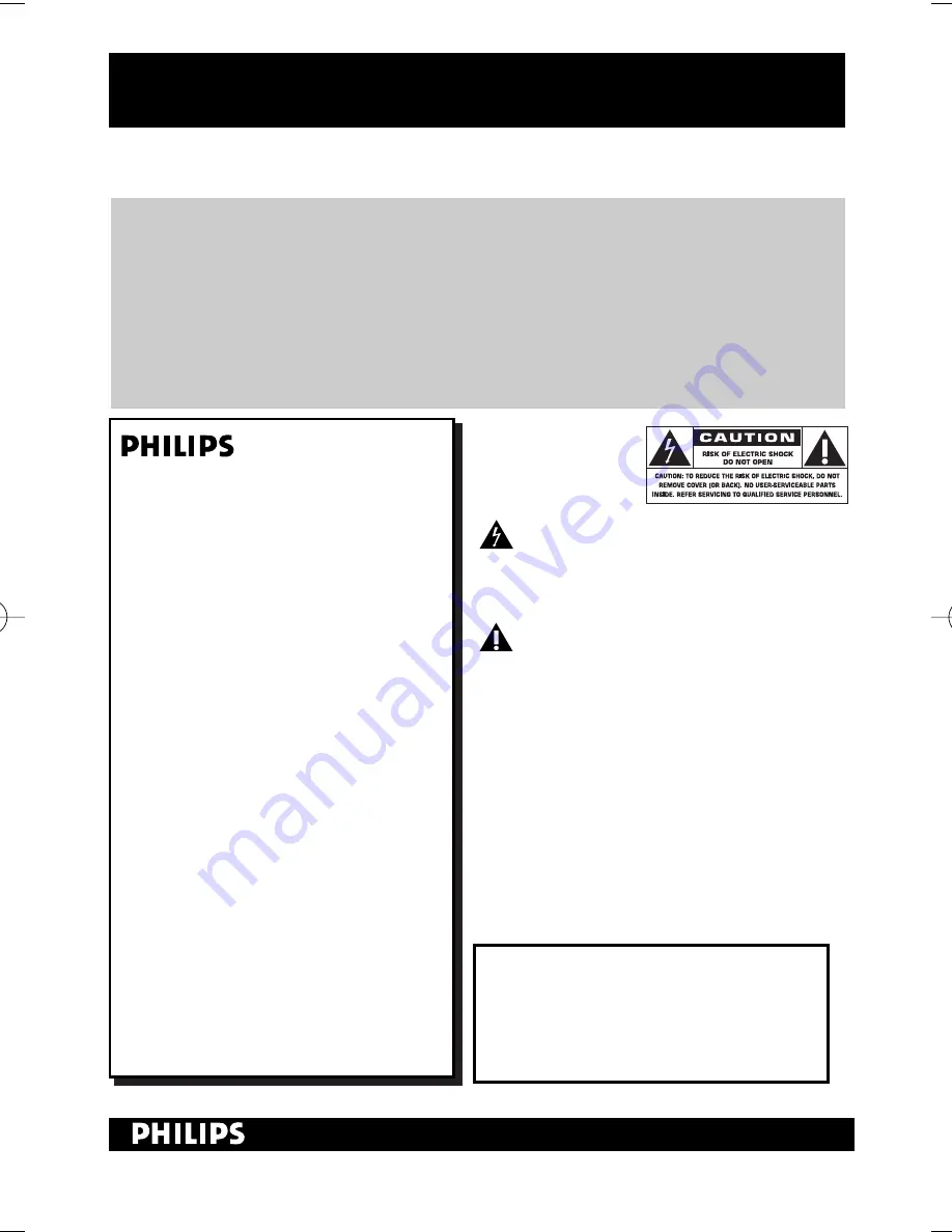 Philips PET710 User Manual Download Page 2