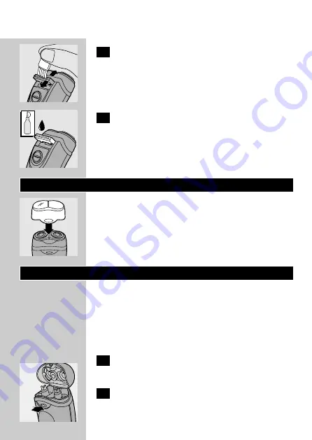 Philips Philishave HQ 642 Manual Download Page 22