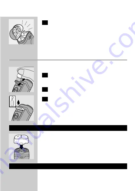 Philips Philishave HQ 642 Manual Download Page 71