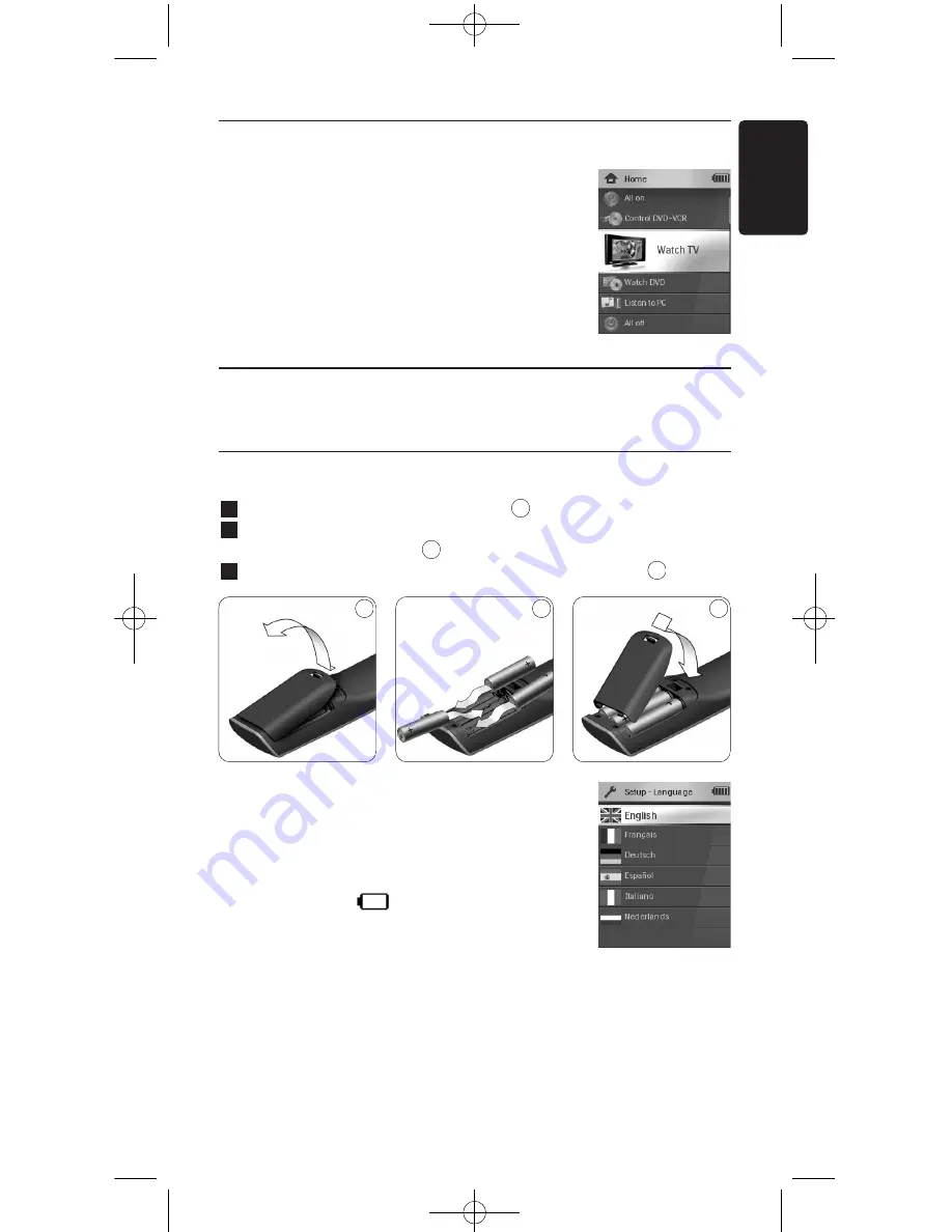 Philips Prestigo SRU8015 Instructions For Use Manual Download Page 5