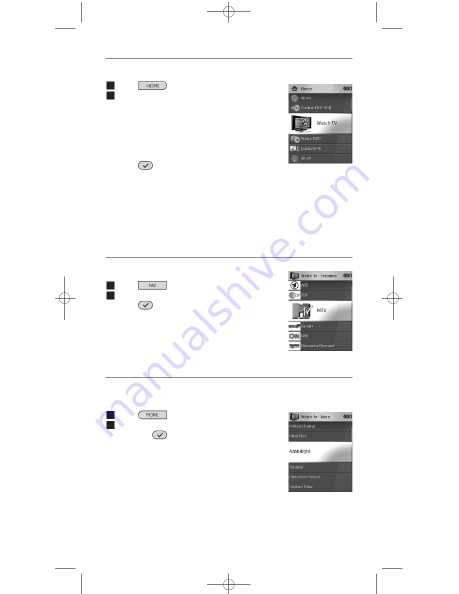 Philips Prestigo SRU8015 Instructions For Use Manual Download Page 8