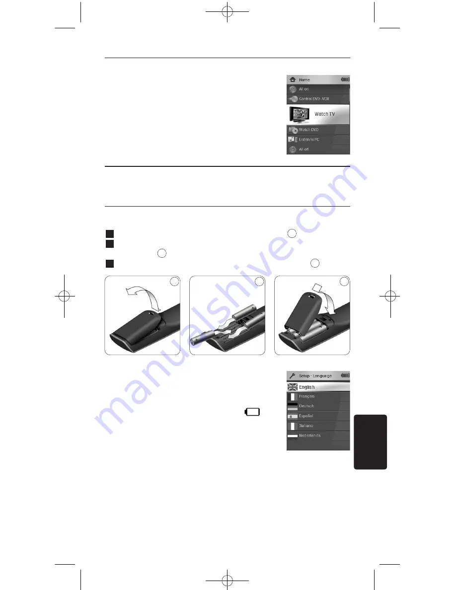 Philips Prestigo SRU8015 Instructions For Use Manual Download Page 107