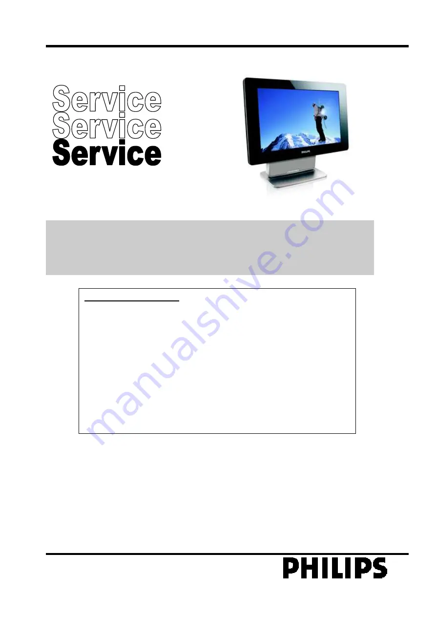 Philips PVD1075 Service Manual Download Page 1