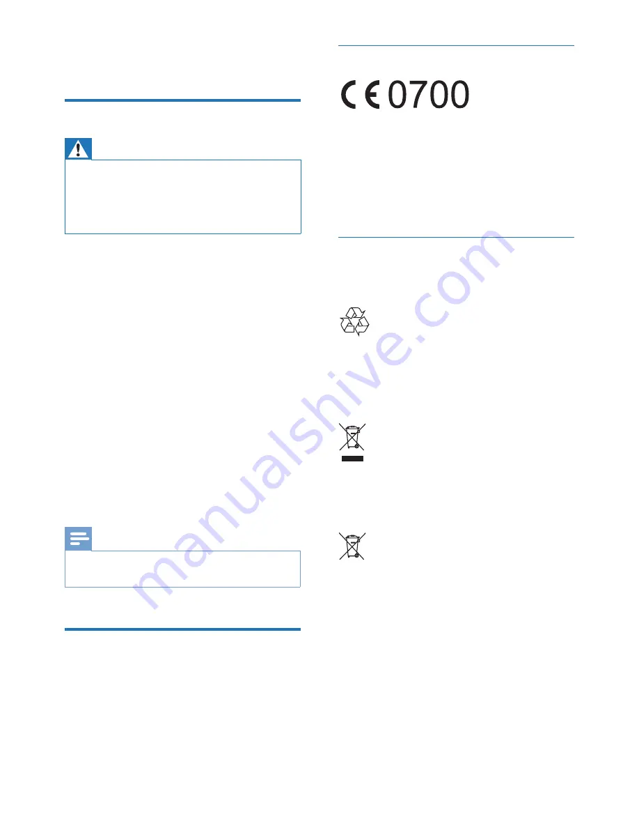 Philips SB500 User Manual Download Page 3