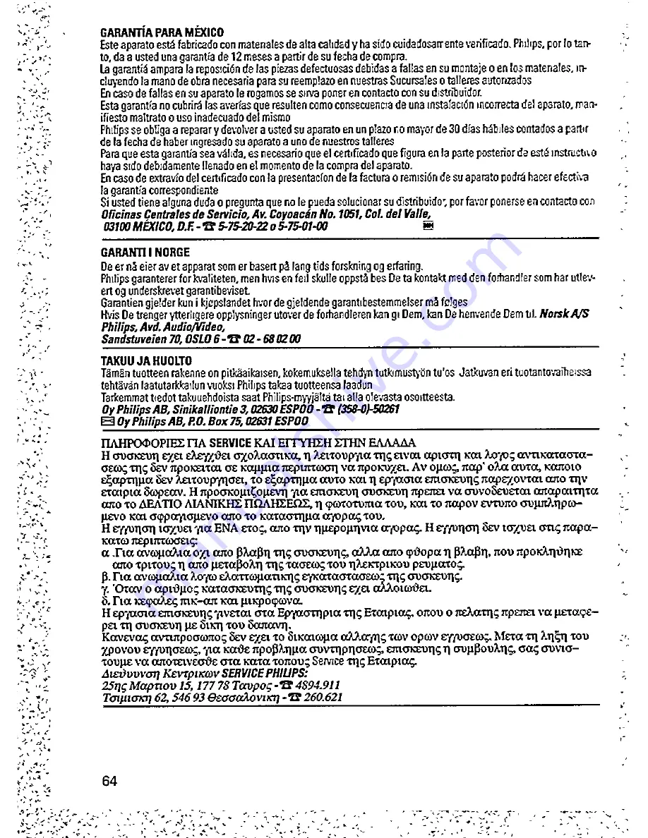 Philips SBC 6608 Instructions For Use Manual Download Page 17