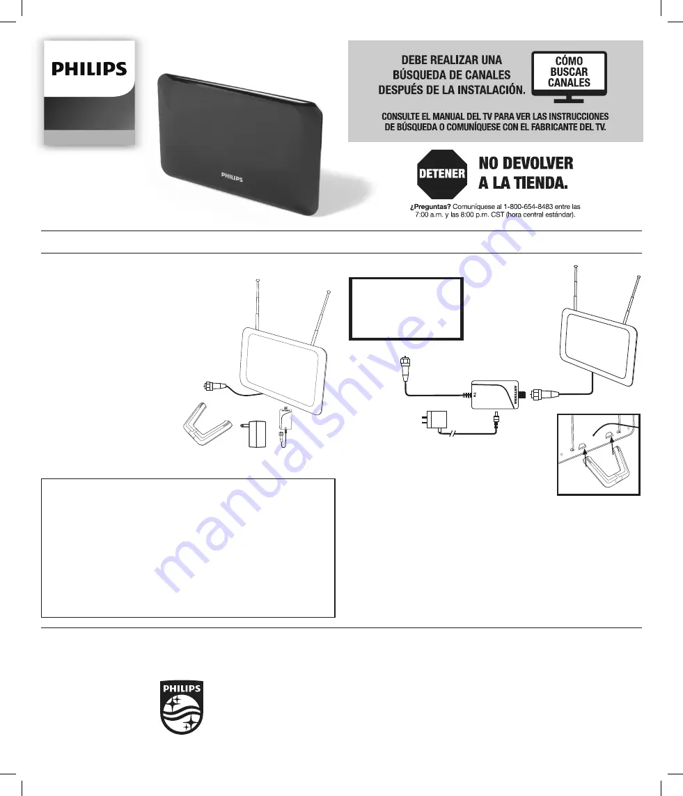 Philips SDV8311B/27 User Manual Download Page 2