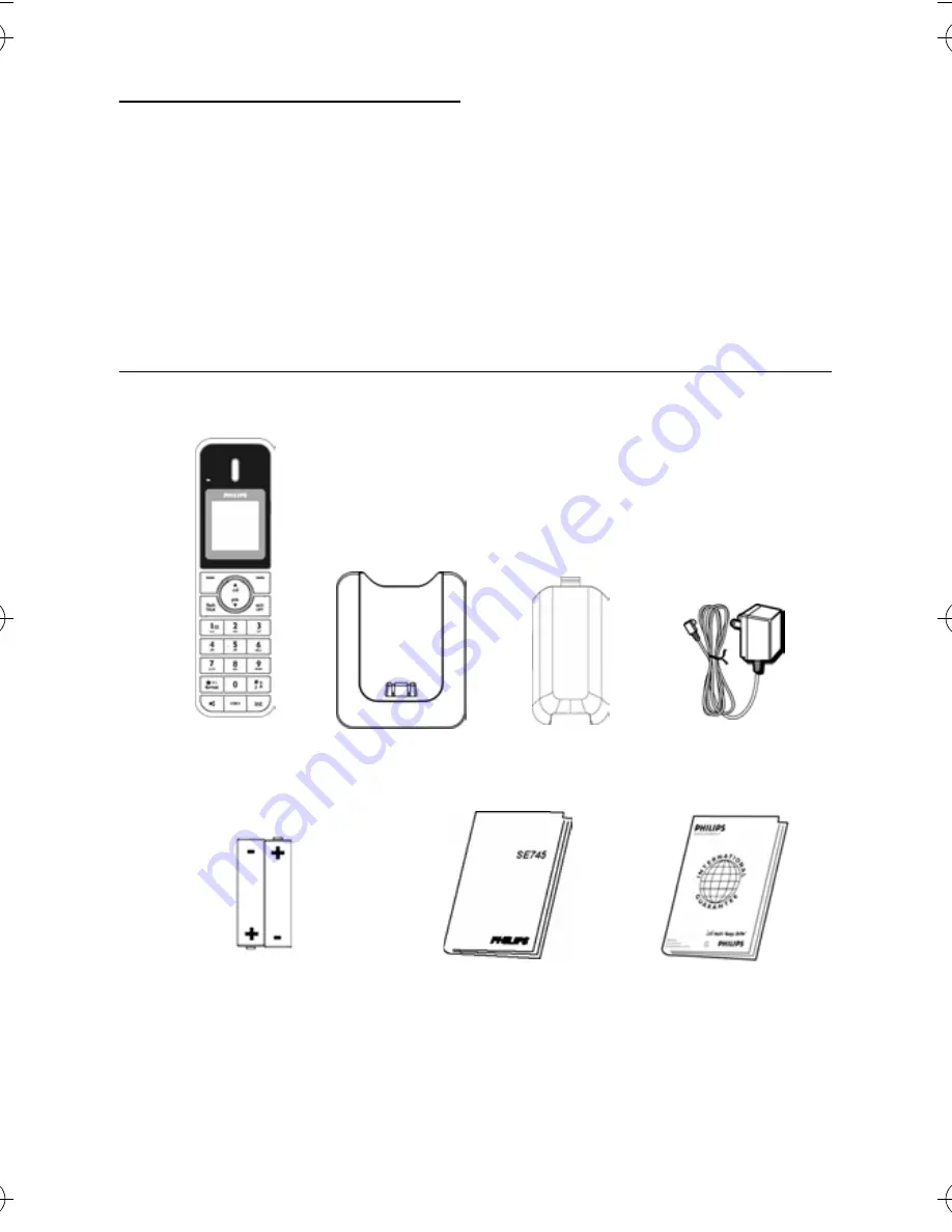 Philips SE 7450 Owner'S Manual Download Page 13