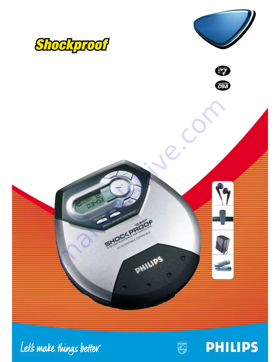 Philips Shockproof AX2102 Brochure Download Page 1