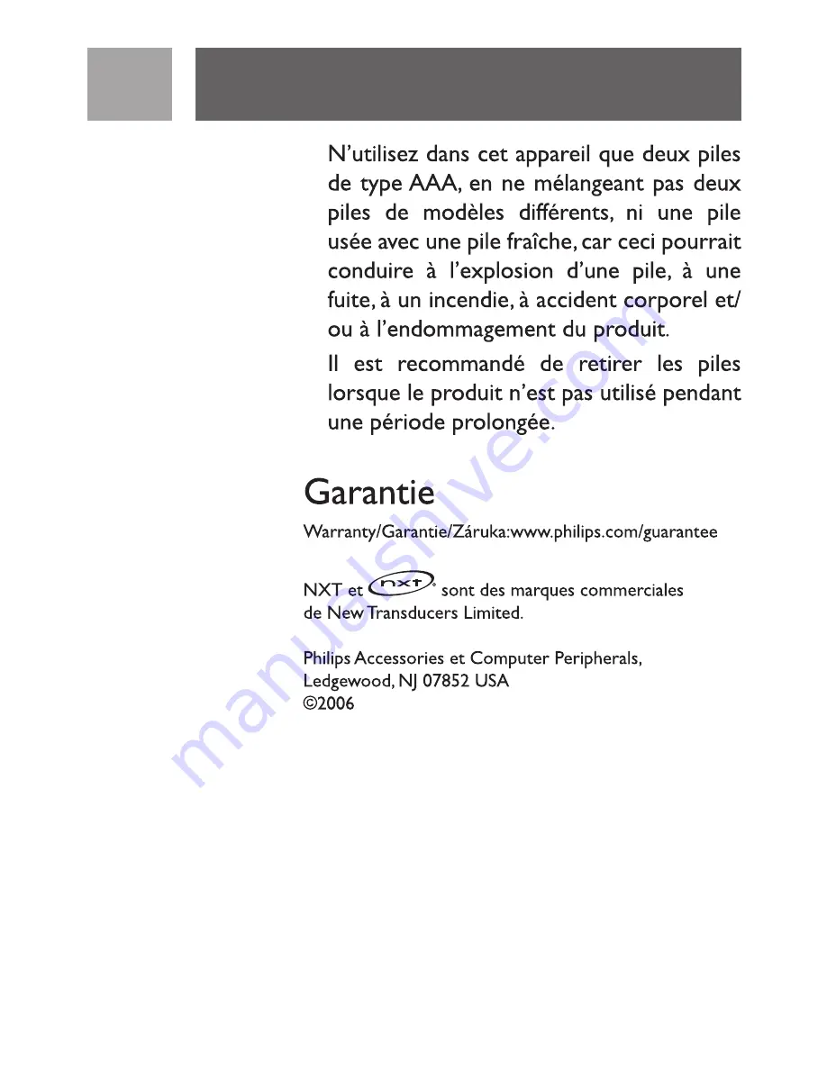 Philips SJM2305/ User Manual Download Page 10