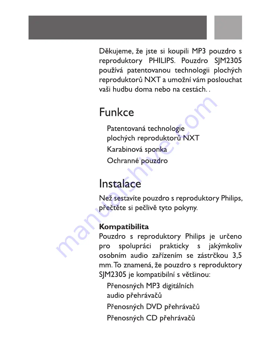 Philips SJM2305/ User Manual Download Page 57