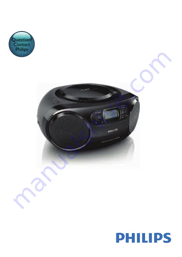 Philips Soundmachine AZB500/79 User Manual Download Page 1