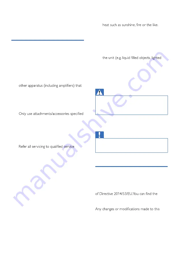 Philips Soundmachine AZB500/79 User Manual Download Page 4