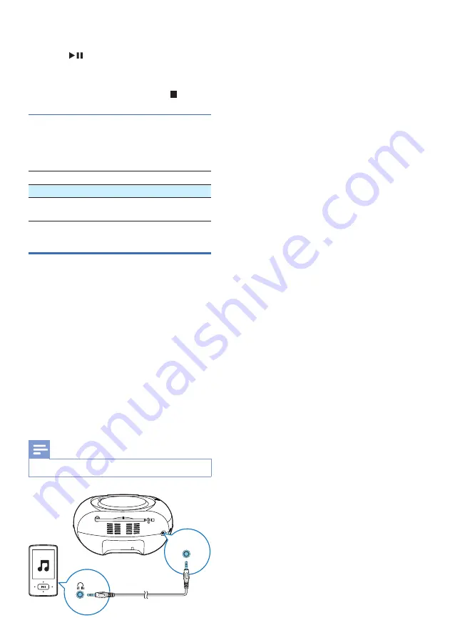 Philips Soundmachine AZB500/79 User Manual Download Page 11