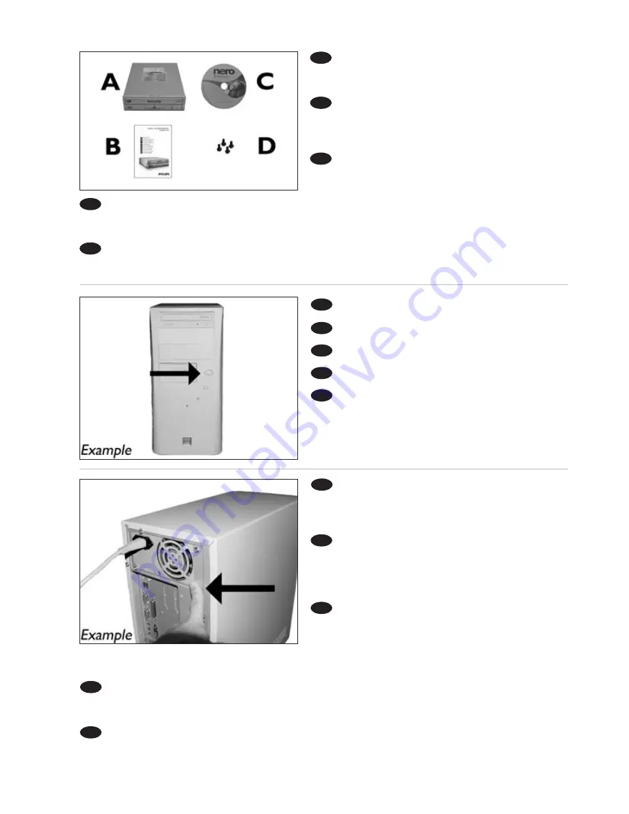 Philips SPD2415BD Install Manual Download Page 6