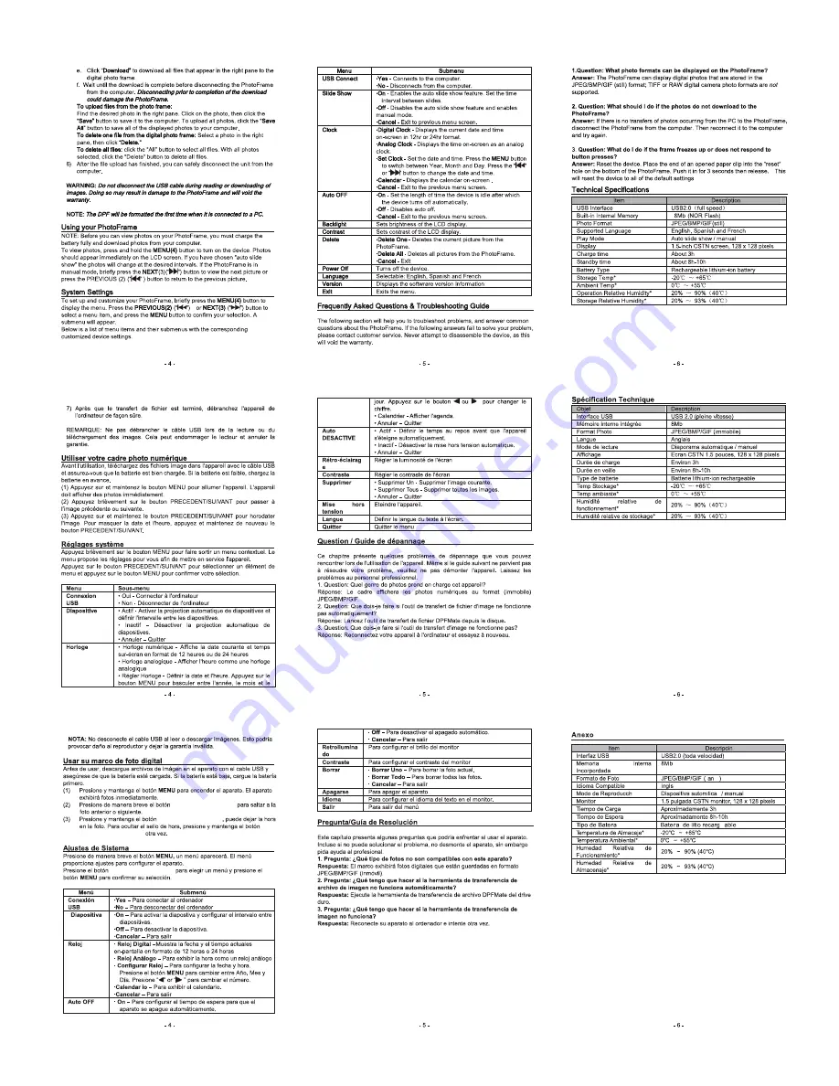 Philips SPF1002N User Manual Download Page 2