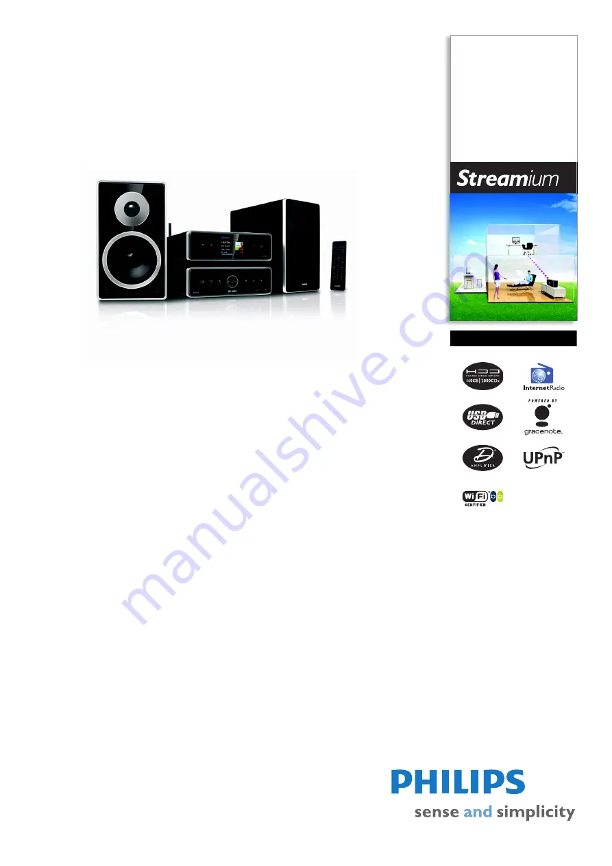 Philips Streamium MCI500H Specifications Download Page 1