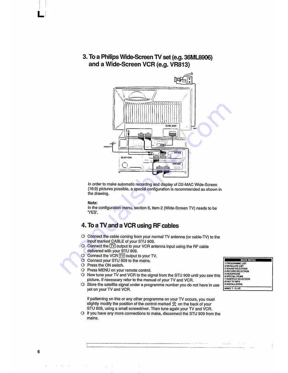 Philips STU 909 Скачать руководство пользователя страница 6