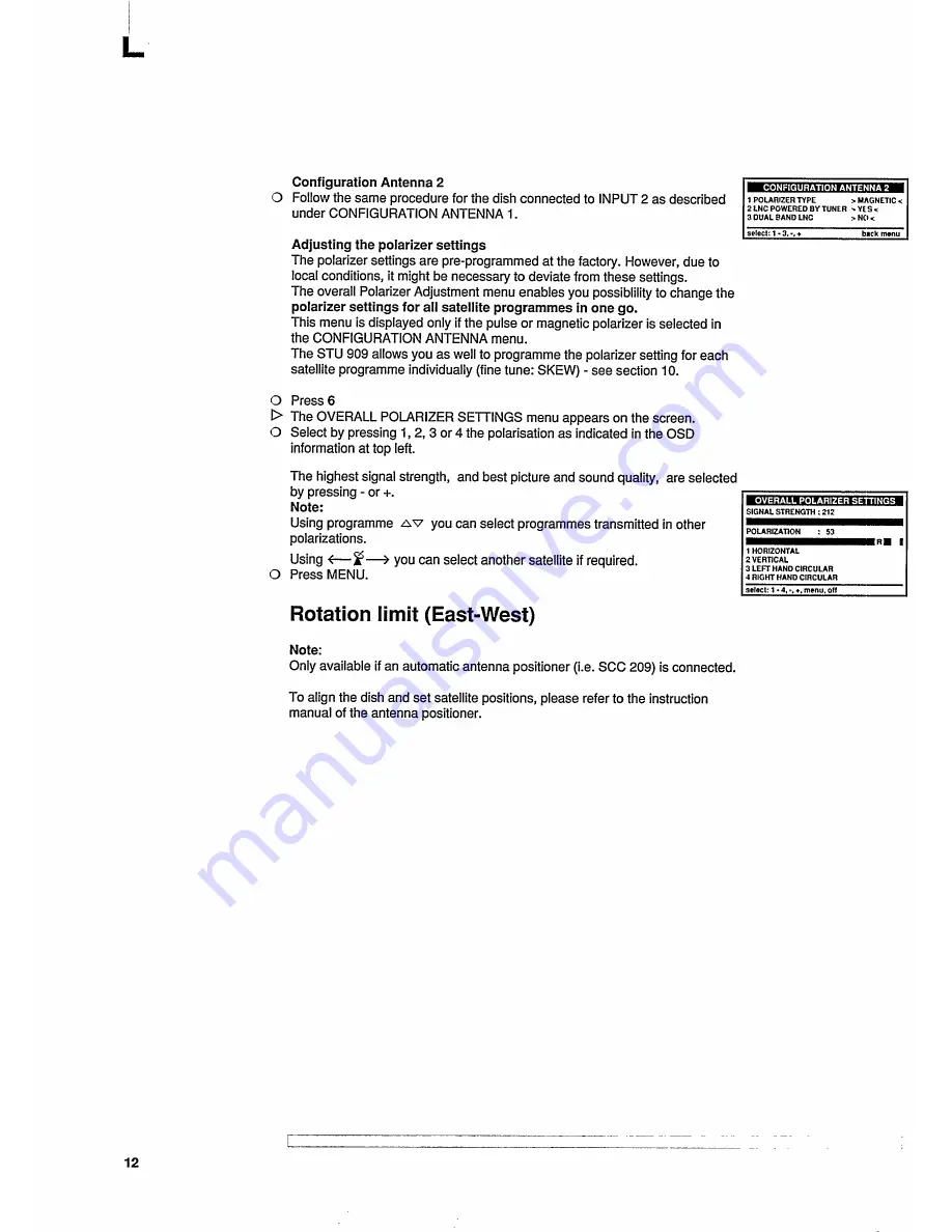 Philips STU 909 Installation Instructions Manual Download Page 12