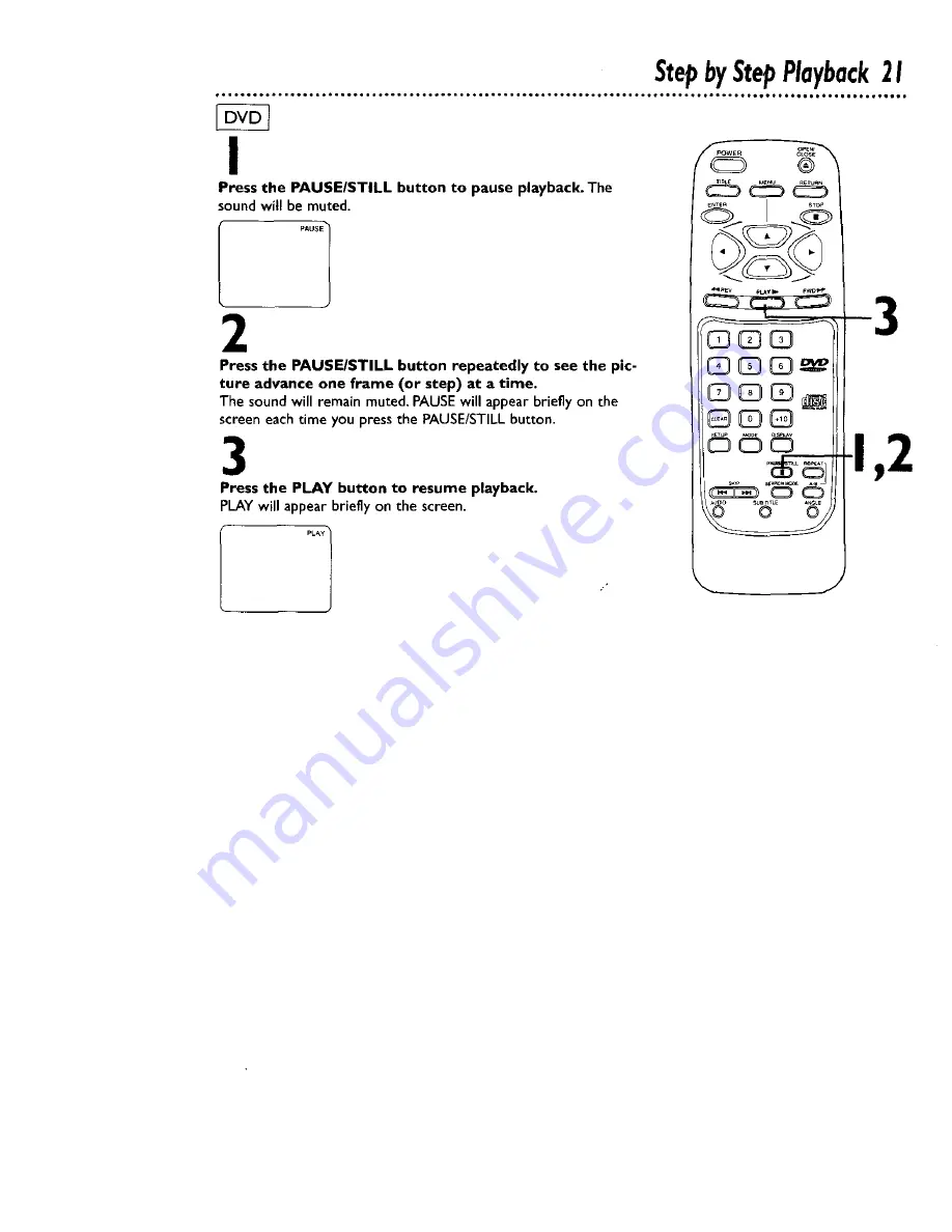 Philips SVD100 Owner'S Manual Download Page 21