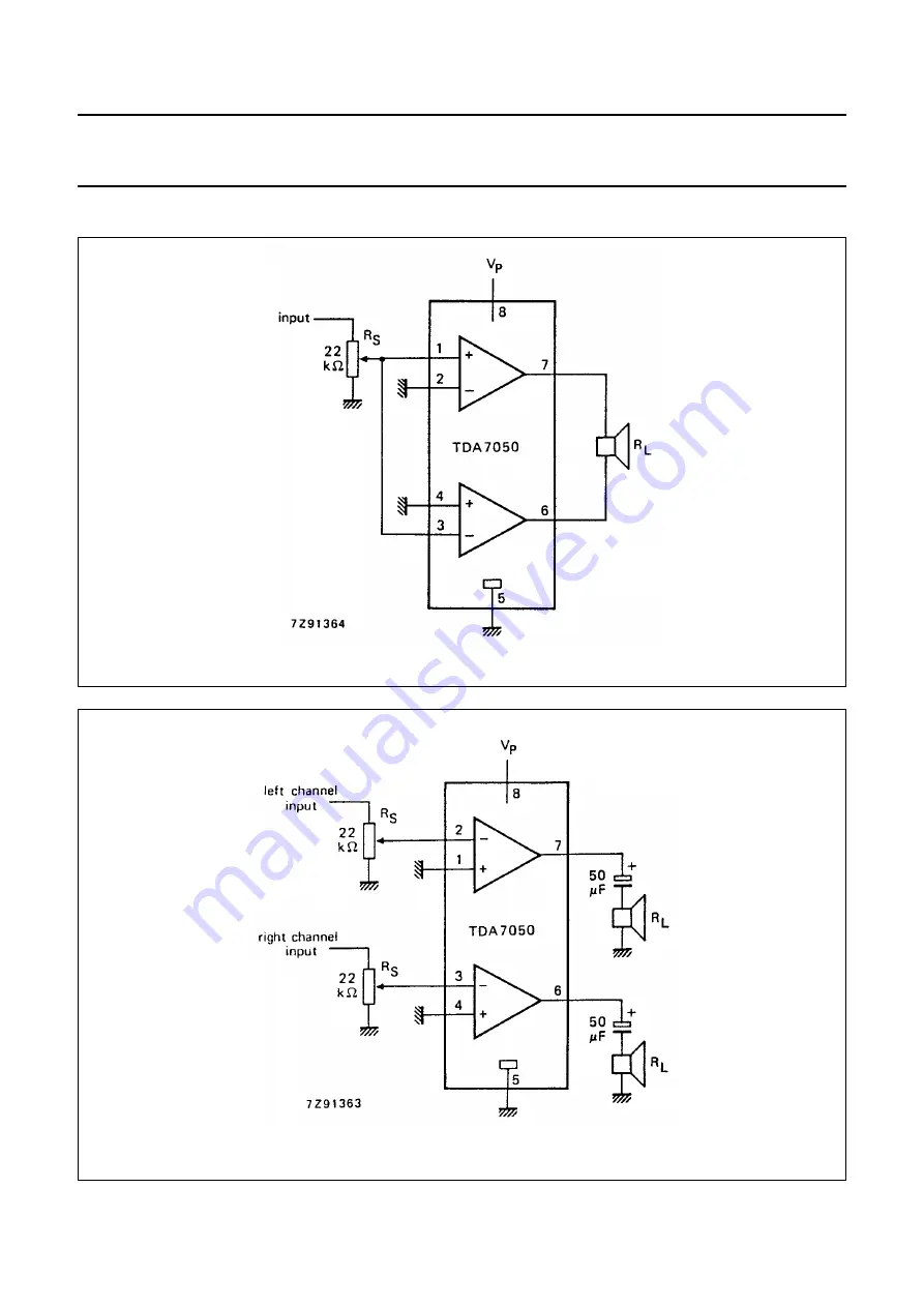 Philips TDA7050 Datasheet Download Page 6