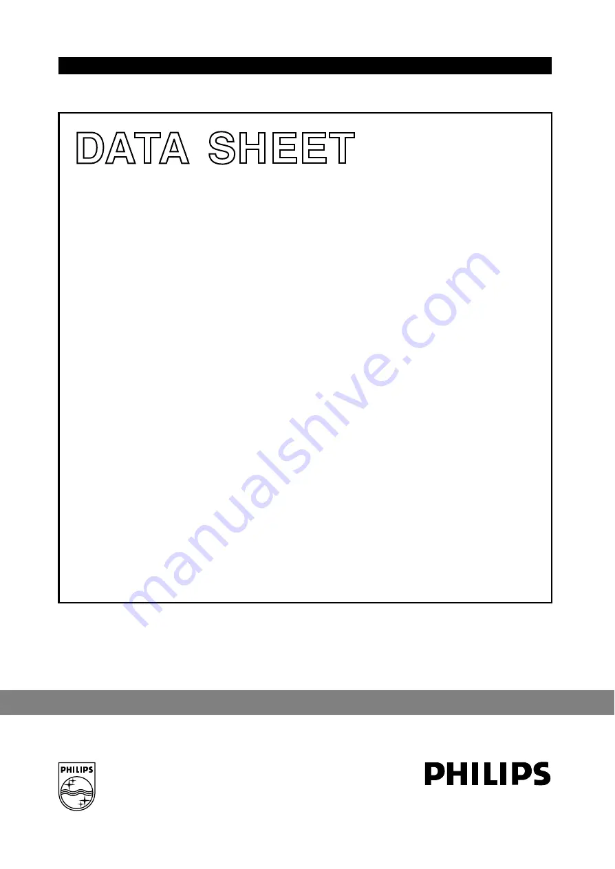 Philips TDA8443A Datasheet Download Page 1