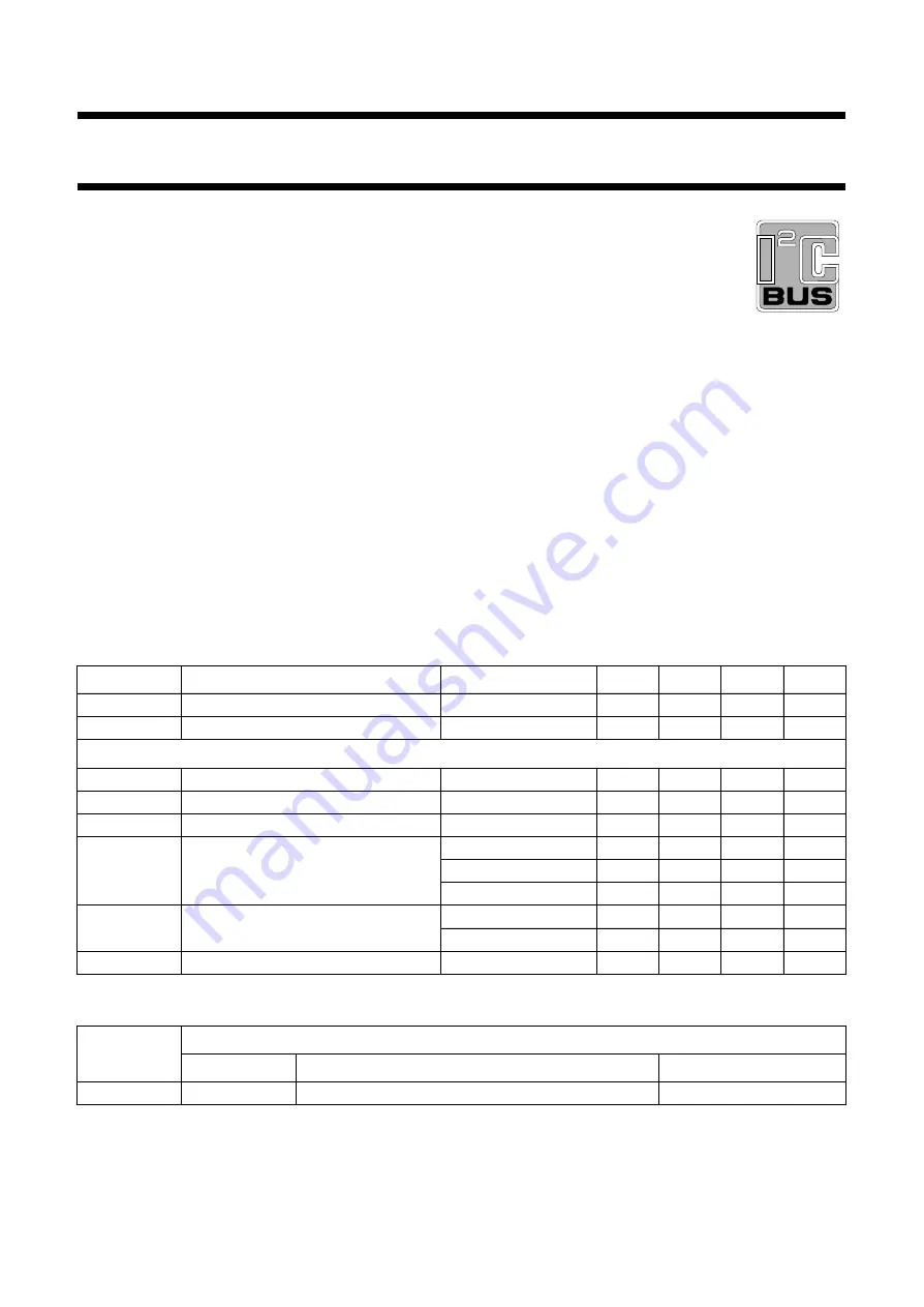 Philips TDA8443A Datasheet Download Page 2