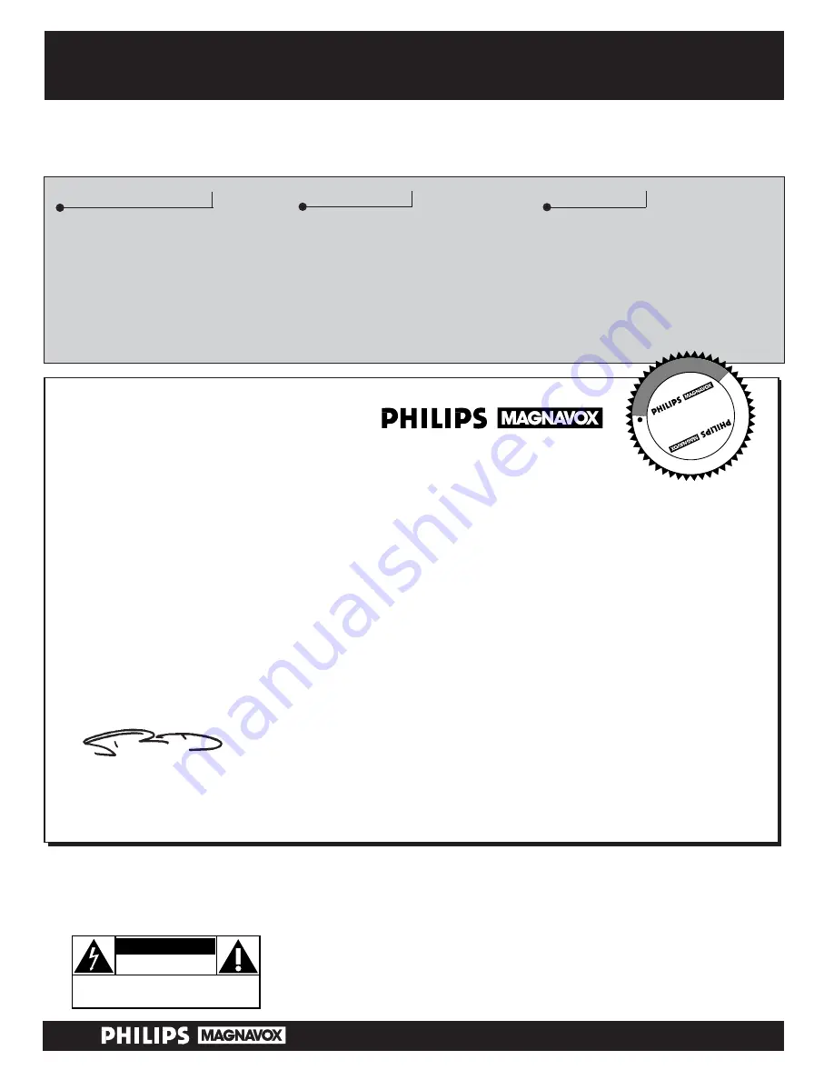 Philips TS3259C Скачать руководство пользователя страница 2