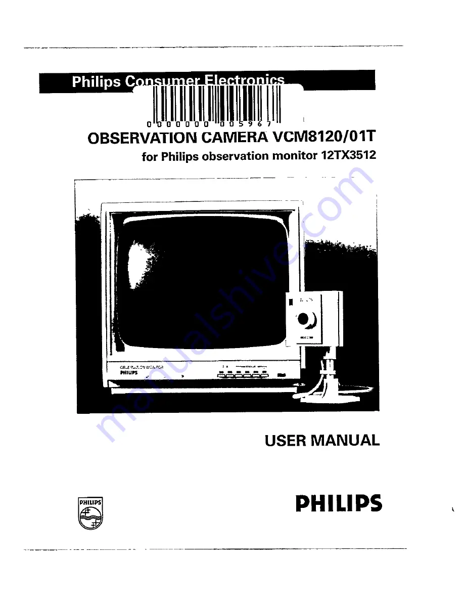 Philips VCM8120/01T User Manual Download Page 1