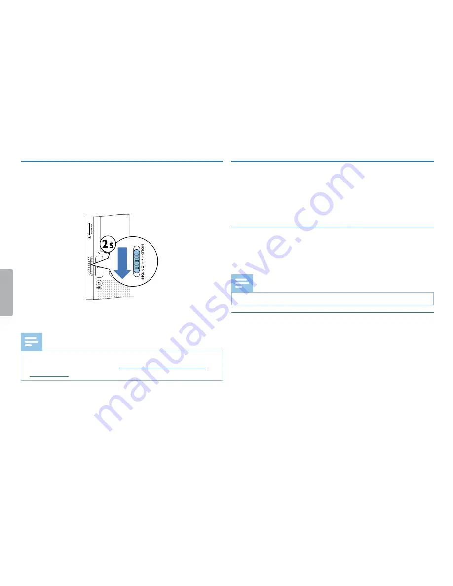 Philips Voice tracer DVT2500 Скачать руководство пользователя страница 15