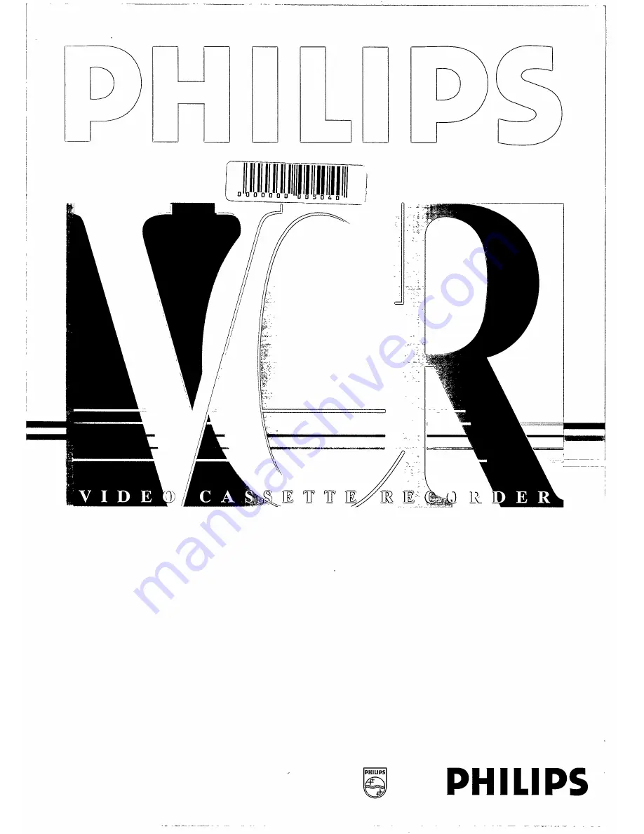 Philips VR 247 Operating Instructions Manual Download Page 1