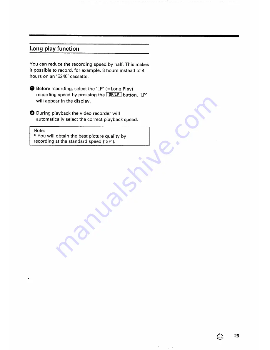 Philips VR 247 Operating Instructions Manual Download Page 25