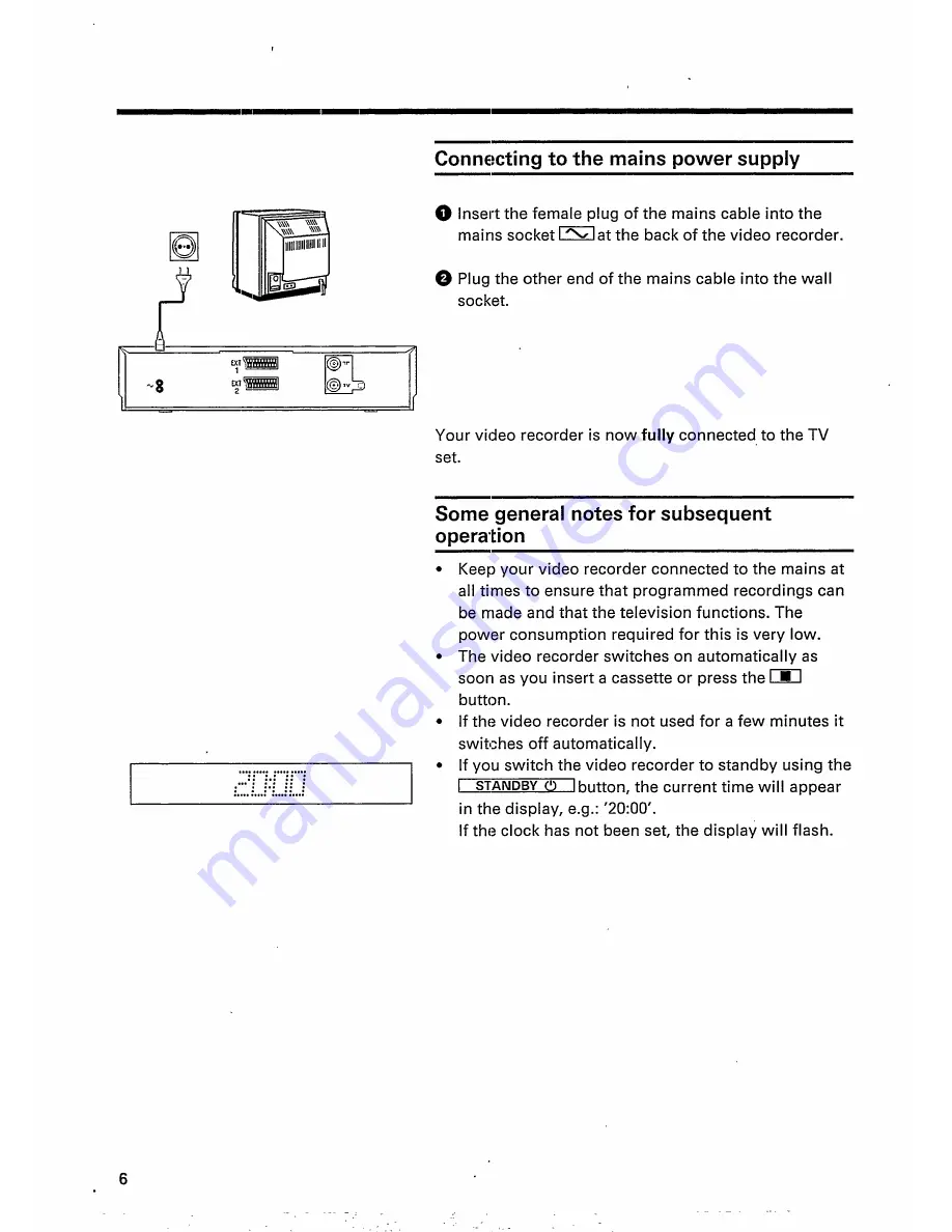 Philips VR 256 Operating Instructions Manual Download Page 8