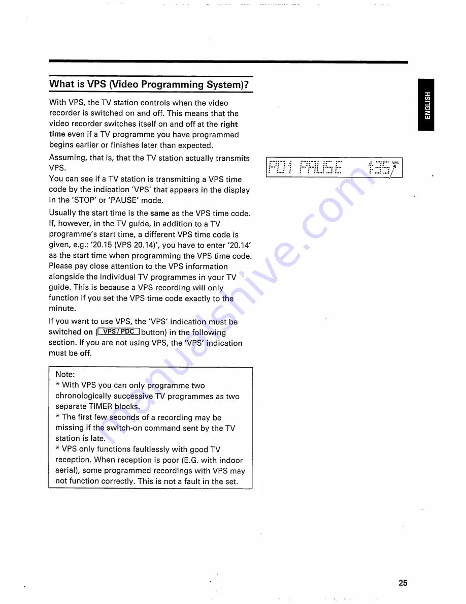 Philips VR 256 Operating Instructions Manual Download Page 27